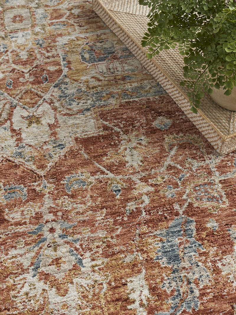 Sahar SHR06 Ivory/Multicolor 9'3" x 12'7" Rug