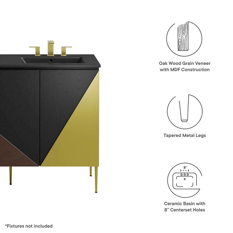 Alchemist 48" Double Sink Bathroom Vanity image number 1