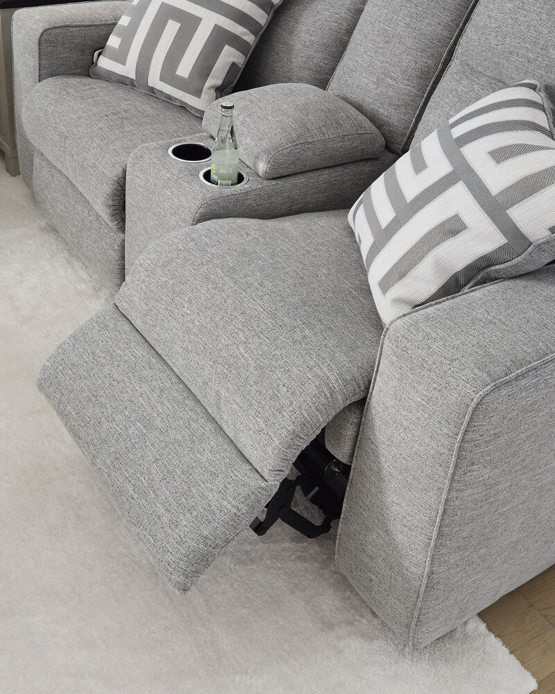 Biscoe Power Reclining Loveseat with Console image number 3