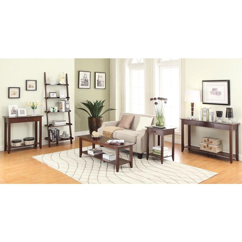 Convience Concept, Inc. American Heritage Hall Table with Drawer and Shelf