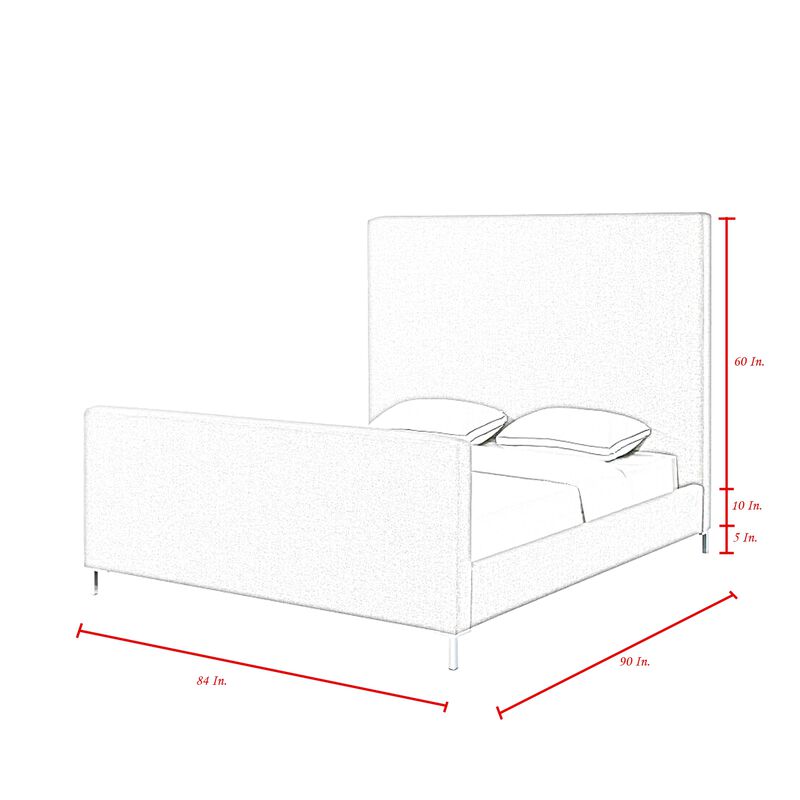 Inspired Home Geneva Platform Bed