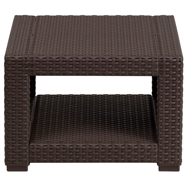 Rattan Patio End Tables