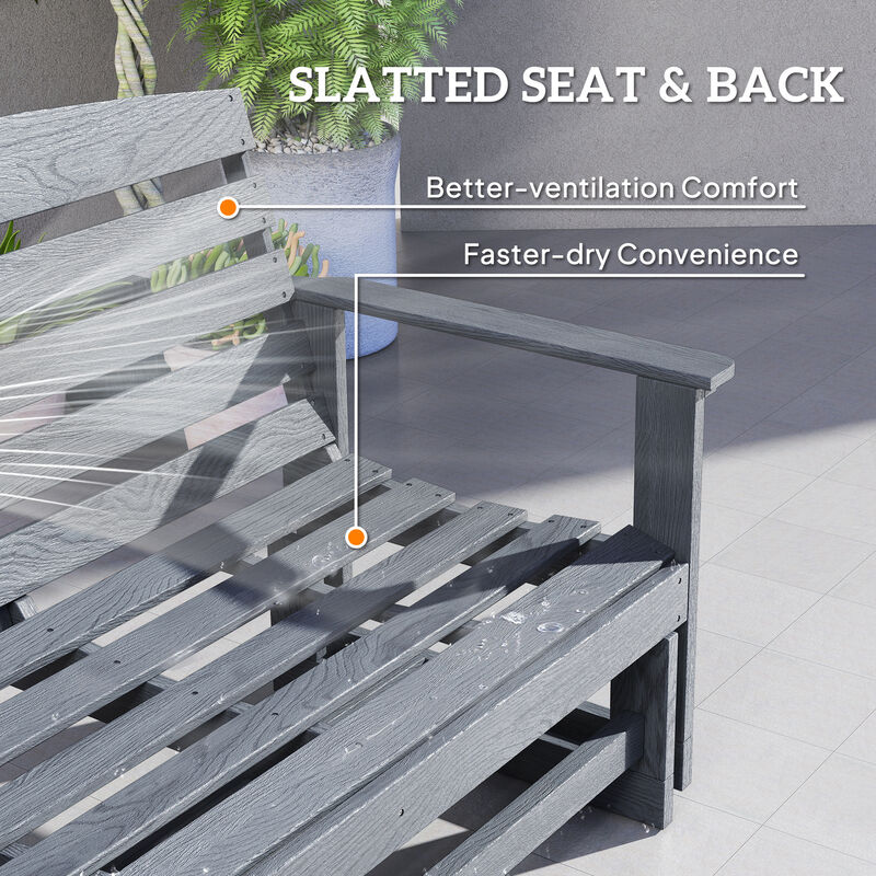 Hivvago Double Seat Patio Glider Chair image number 6