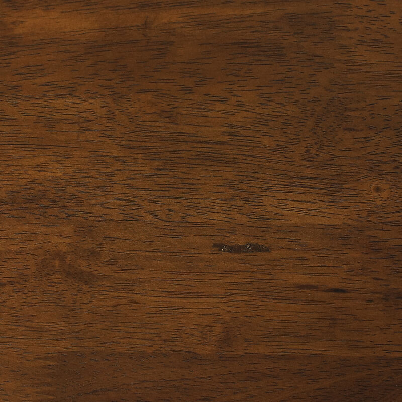 Sunnydaze Modern Wooden Counter-Height Stools - Dark Walnut - Set of 2