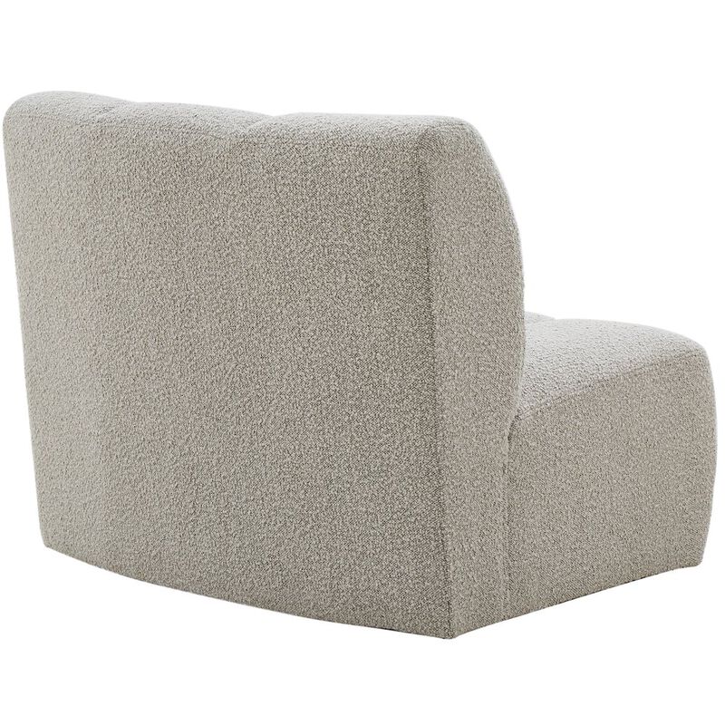 Meridian Furniture Infinity Black Boucle Fabric Modular Chair
