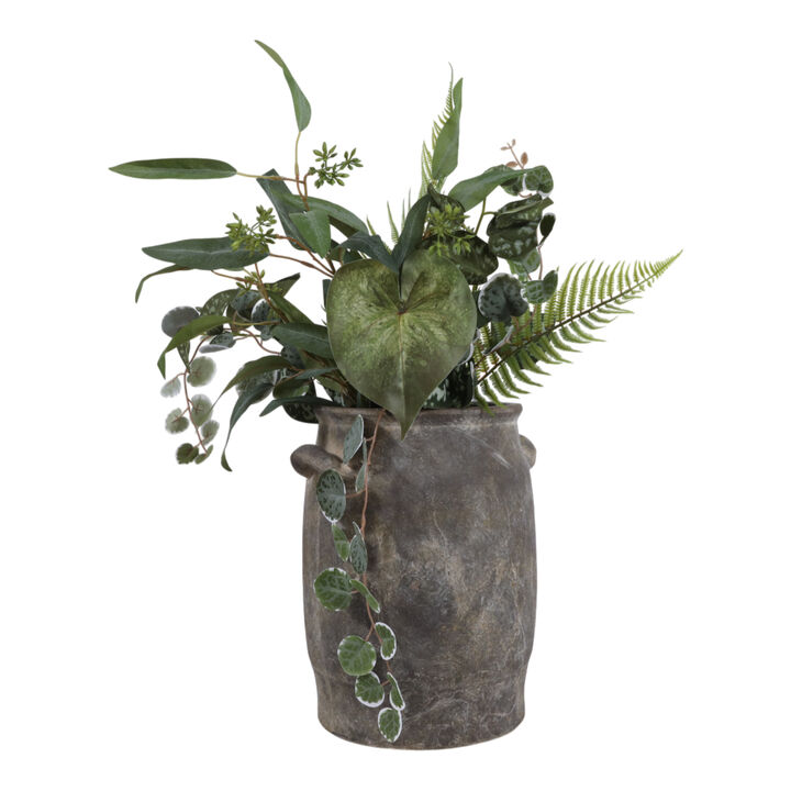 12x10" Vase, Brown