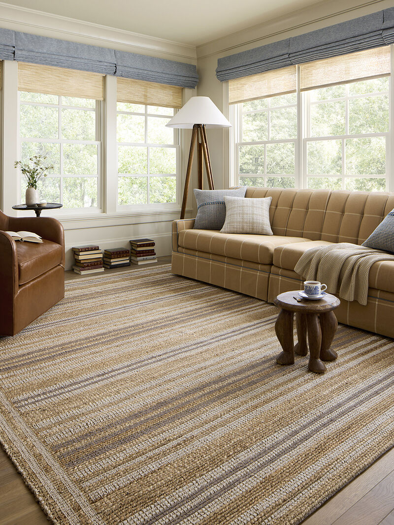 Judy JUD-03 Natural / Dove 8''6" x 11''6" Rug by Chris Loves Julia