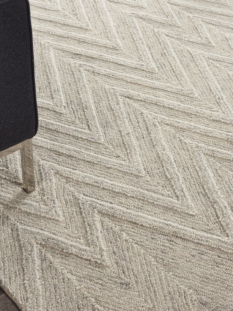 Interlock ITL04 Ivory/Gray 8' x 10'6" Rug