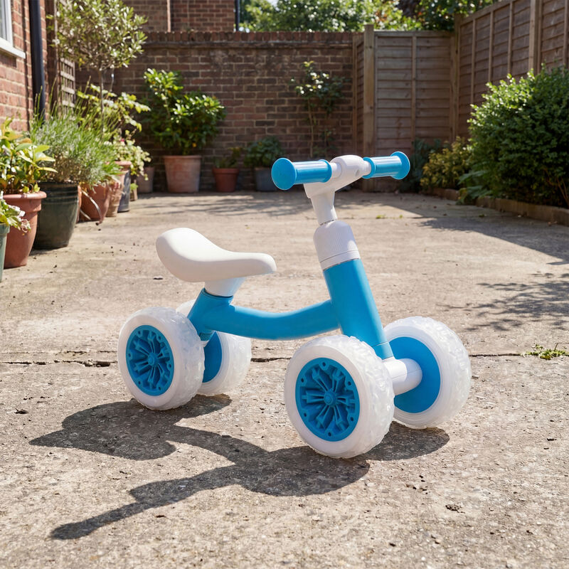 Baby Ride On Balance Bike with Adjustable Handlebar Seat and Light Up Wheels for Home image number 1