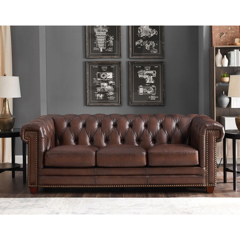 Stanwood Top Grain Leather Sofa