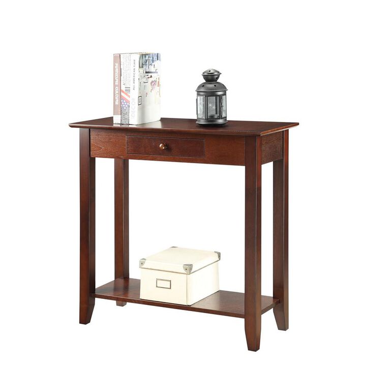 Convience Concept, Inc. American Heritage Hall Table with Drawer and Shelf