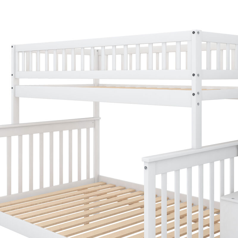 Merax Stairway Bunk Bed with Storage