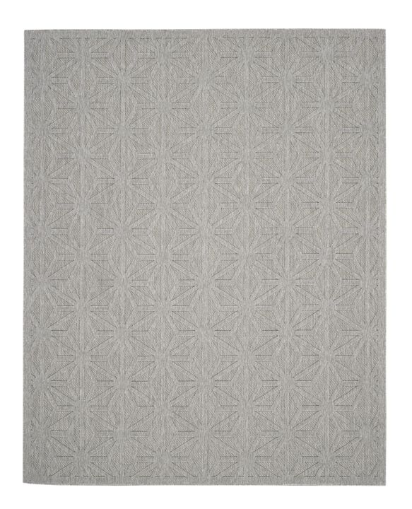 HomeRoots Geometric Indoor Outdoor Area Rug