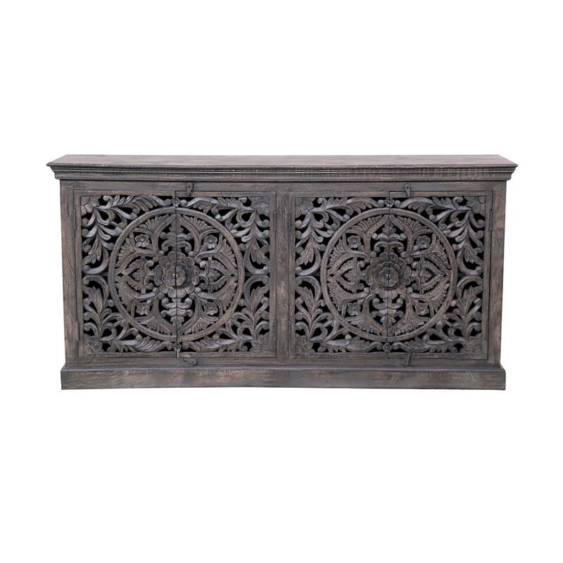 Alex Hamilton Gladys 4-Door Sideboard in Gray image number 0