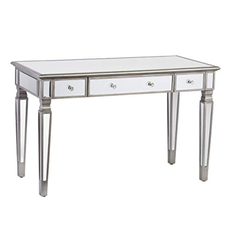 SEI Furniture Wedlyn Mirrored Writing Desk