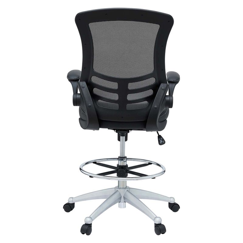 Modway Furniture - Attainment Vinyl Drafting Chair image number 5