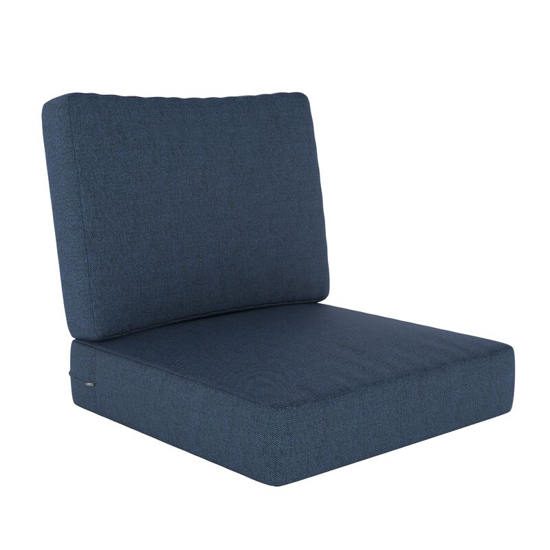 Outdoor/Indoor Sunbrella 24 x 24 x 5 Deep Seating Seat/Back Cushion