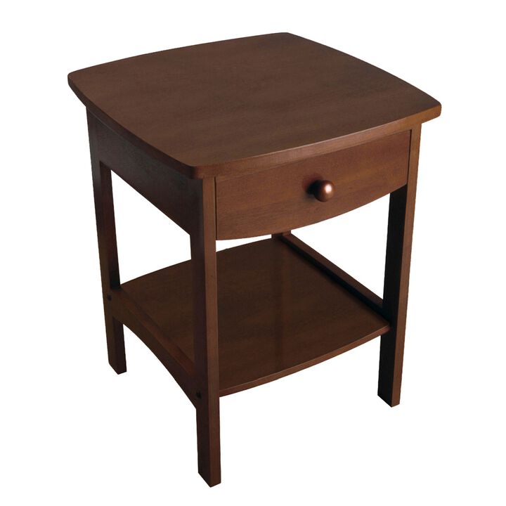 Timber Accent Table, Nightstand, Black