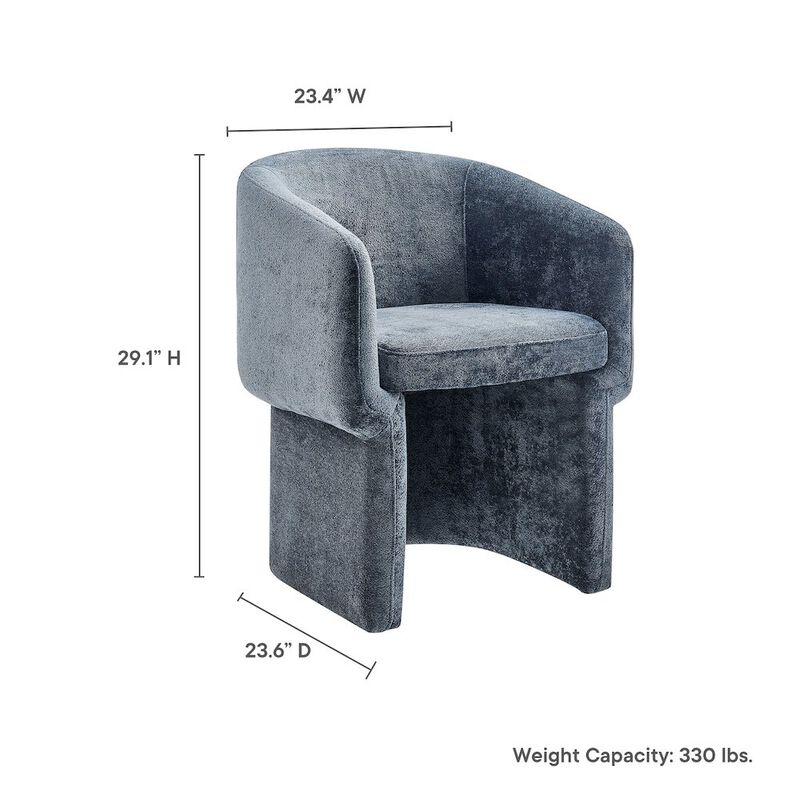 Verity Chenille Dining Armchair image number 2