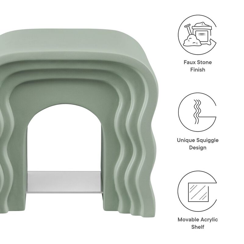 Jorin Squiggle Side Table image number 1
