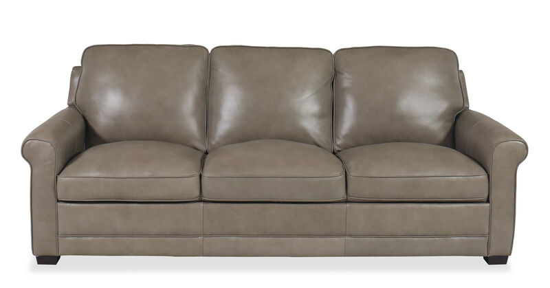 Tuscany Stone Leather Sofa image number 0