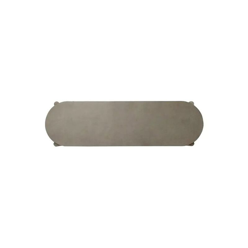 Liberty Furniture Affinity Sofa Table for Living Room - Dusty Taupe Faux Concrete Tops image number 2