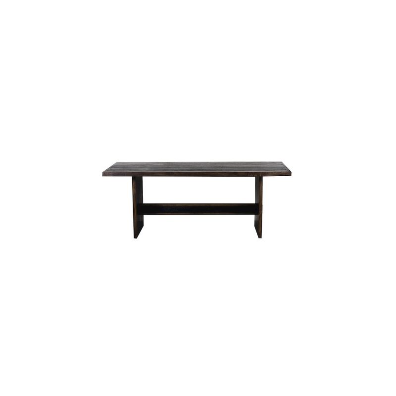 Porter Designs Udo Solid Wood Dining Table, Black