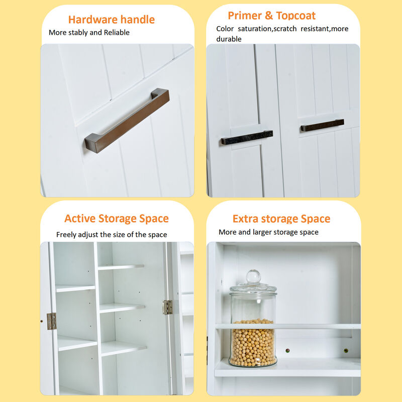 Decisk Kitchen Pantry Storage Cabinet image number 3