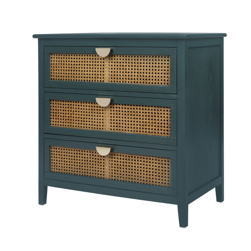 Streamdale Natural Rattan 3-Drawer Cabinet image number 7