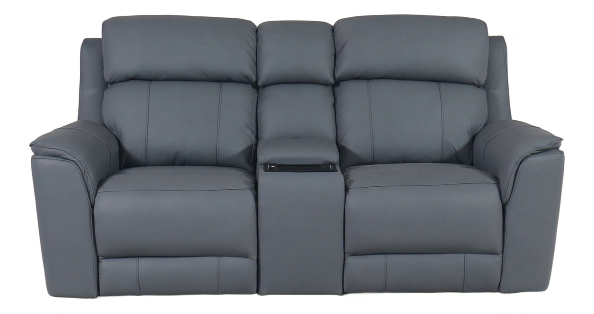 Oslo Power Leather Loveseat
