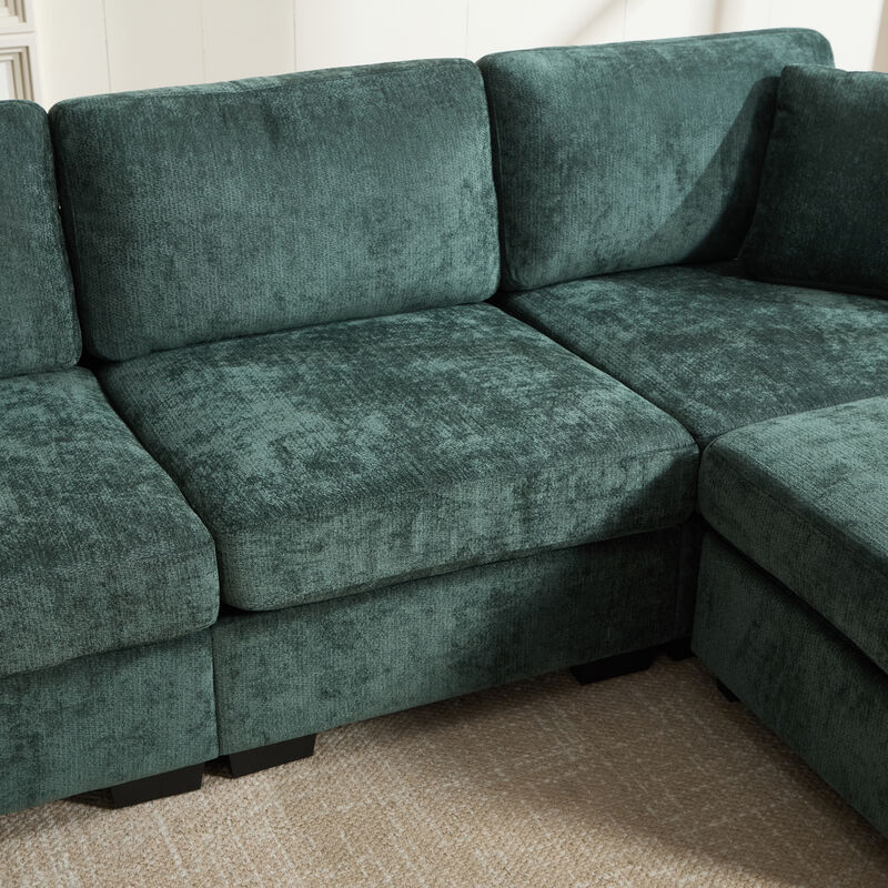 Bomzik Modern Storage Sectional Sofa with Dual USB image number 7