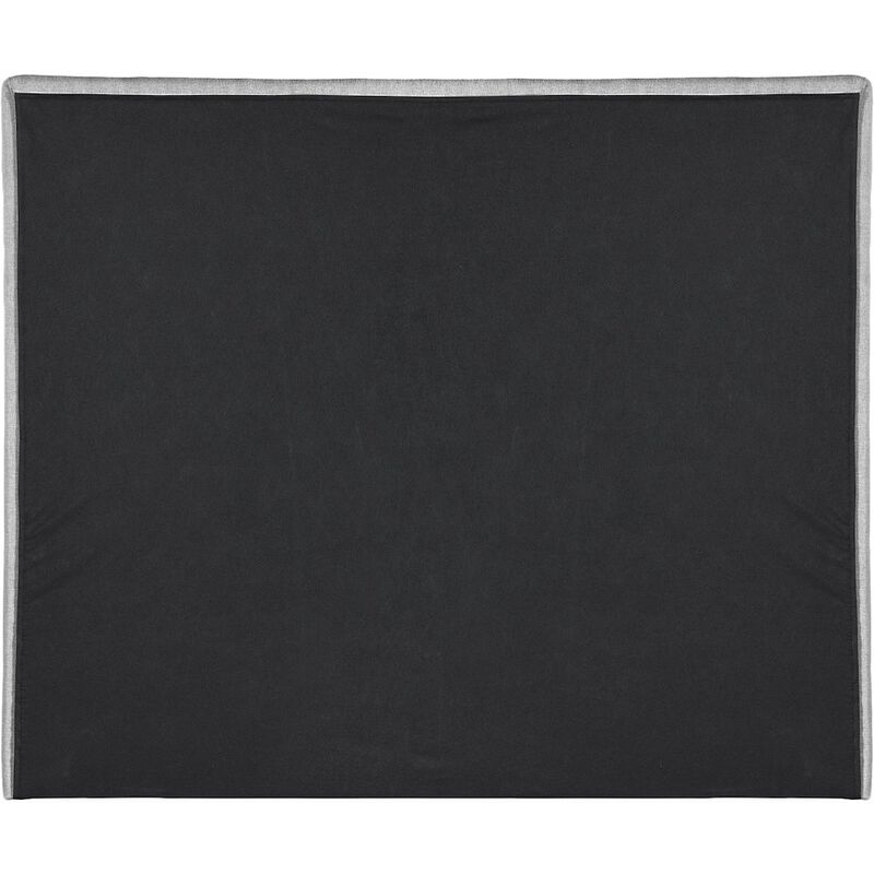 Meridian Furniture Maxwell Grey Linen Textured Fabric Queen Bed