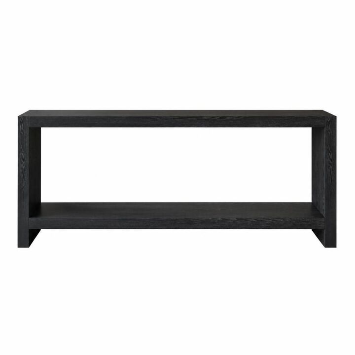 GOODSILO 2-Tier Rustic Farmhouse Console Table, Vintage Entryway Sofa Table for Behind Couch, Living Room and Hallway