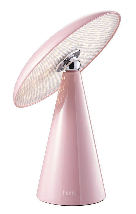 Beacon Lighting Kinoko II Cordless 2-in-1 Rechargeable LED Table & Wall Lamp, CCT Dimmable, Gloss