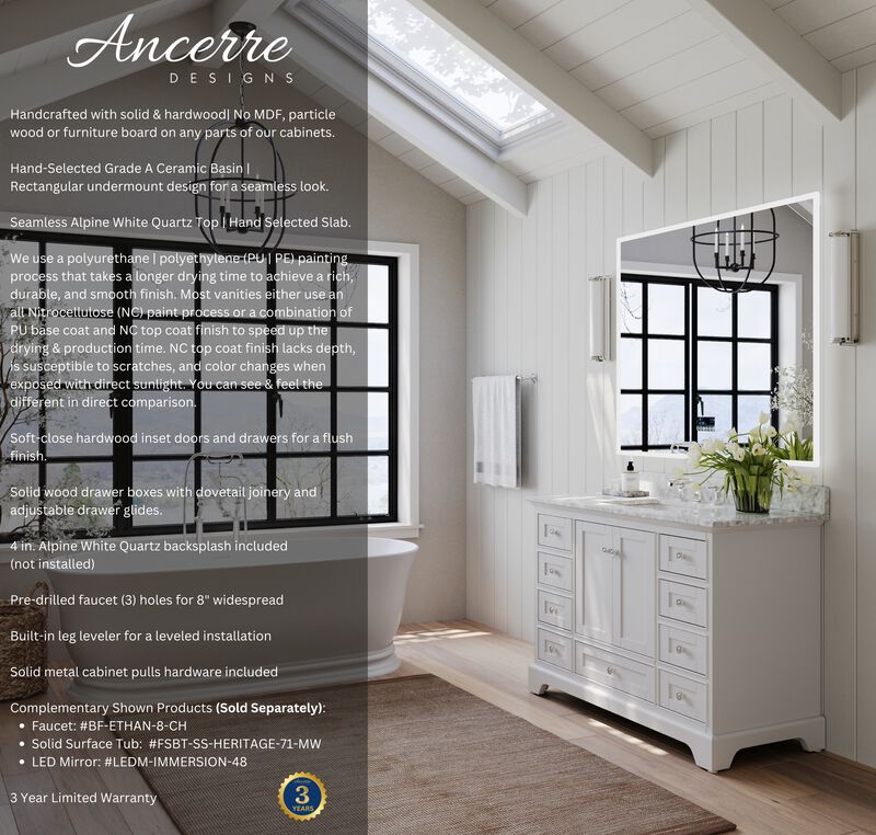 Audrey 48 in. Bath Vanity Set image number 2