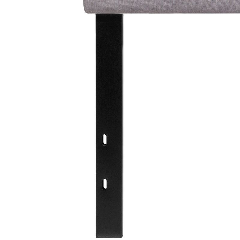 Flash Furniture Tufted Upholstered Twin Size Headboard in Light Gray Fabric image number 9