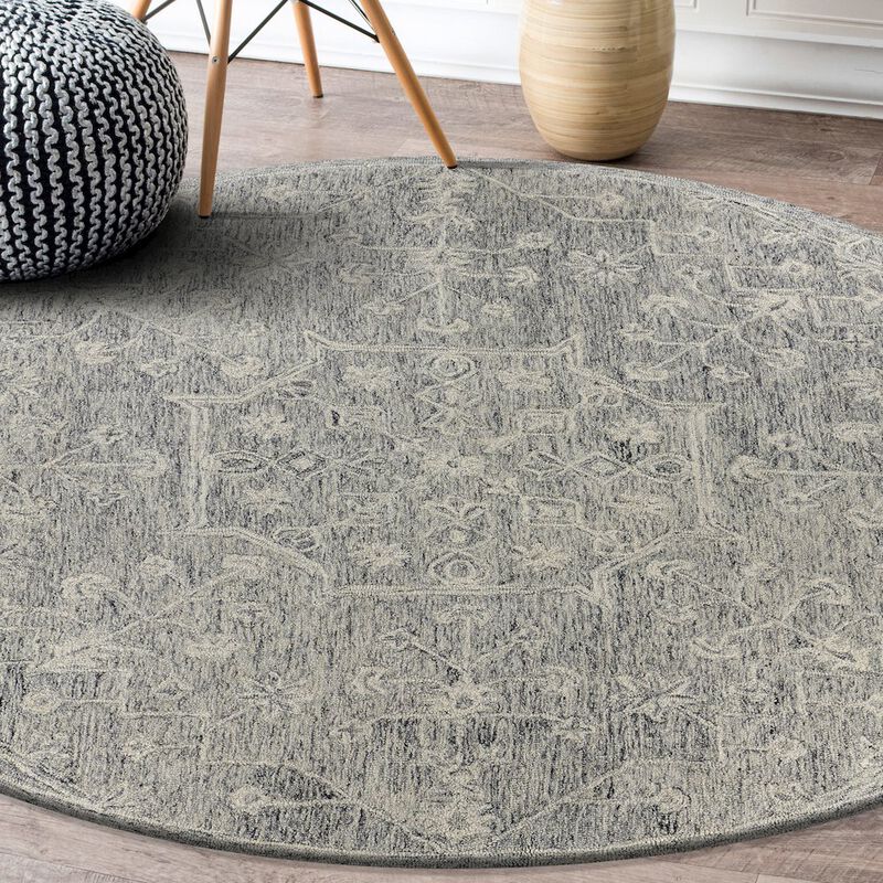 LR Home Juniper Wool Area Rug Indoor