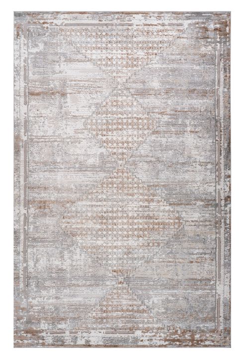 HomeRoots Abstract Distressed Area Rug