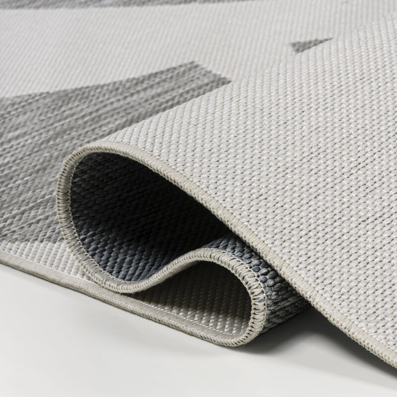 Shelby Coastal Vintage Abstract Palm Leaf Indoor/Outdoor Area Rug