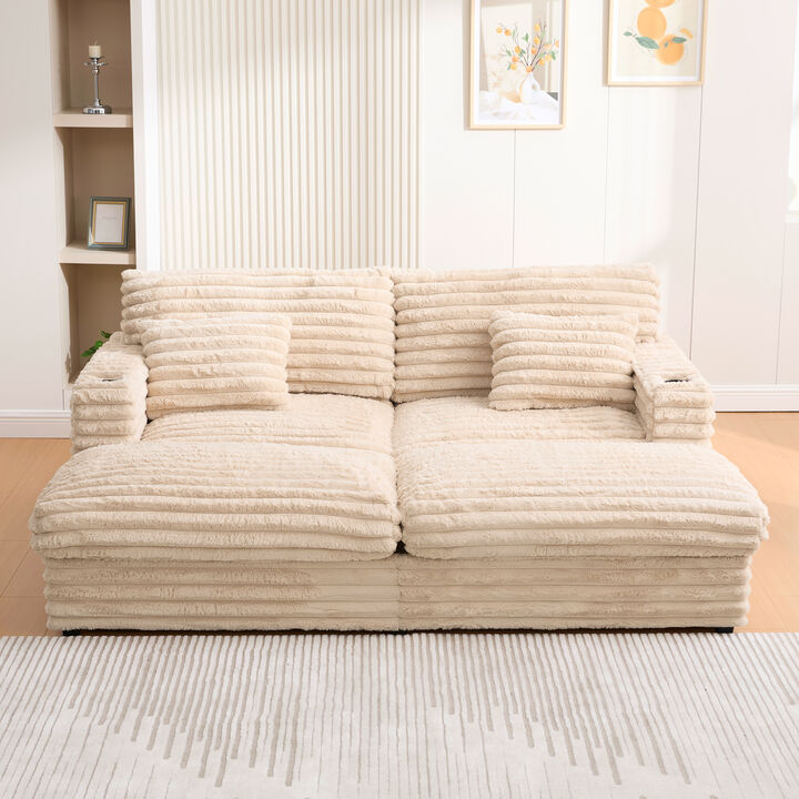 Oversized Chaise Sofa Loveseats