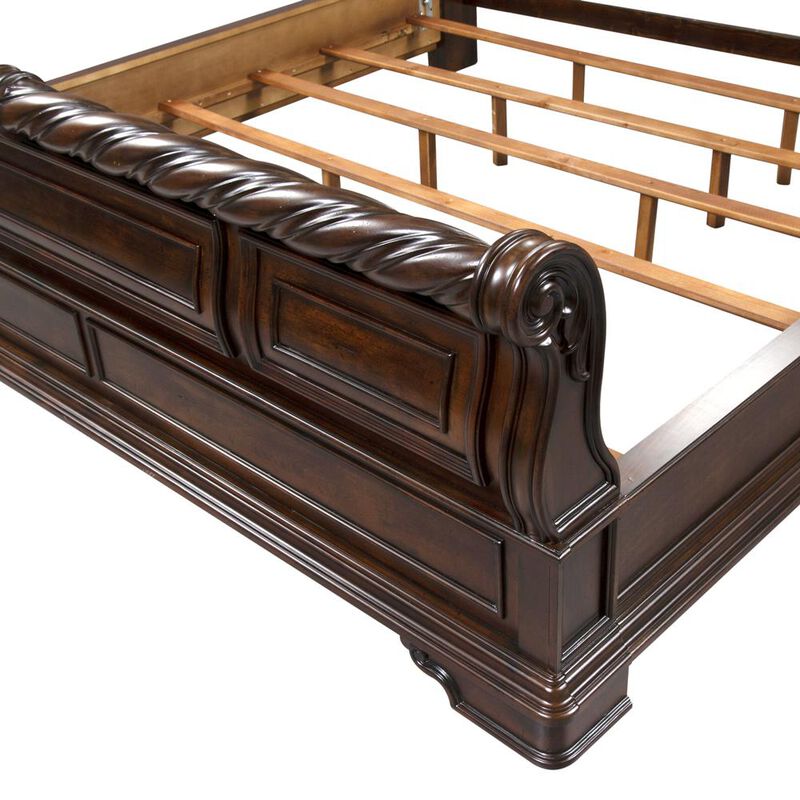 Liberty Furniture Arbor Place King Sleigh Bed in Brownstone image number 6