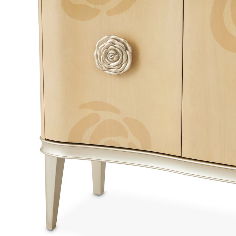 Michael Amini Camellia Field Sideboard - Caramel image number 9