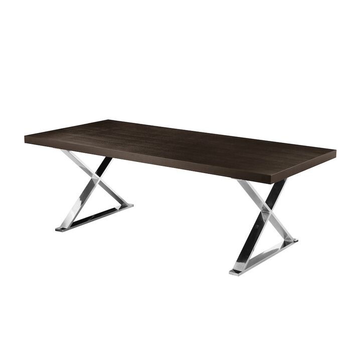 Pangea Home Alexa Dining Table Espresso