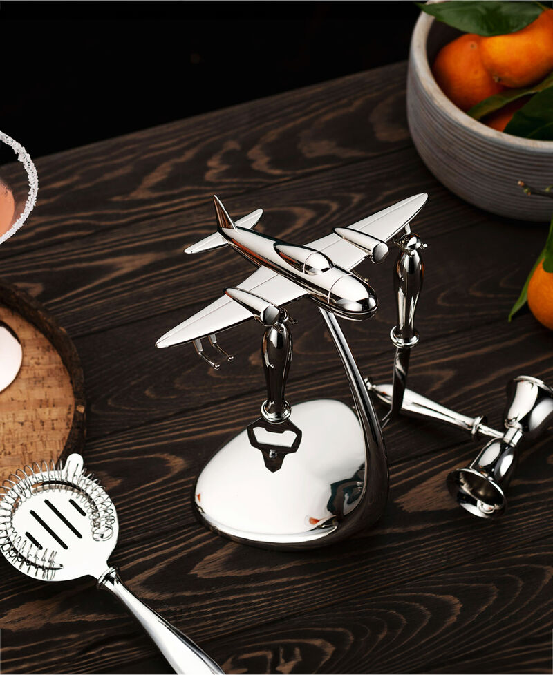 Airplane 5 Piece Bar Tool Set with Stand