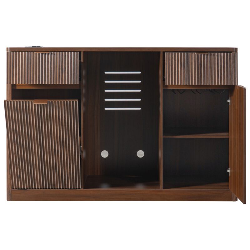 Cekfal Mini Fridge Wine Bar Sideboard Cabinet image number 8