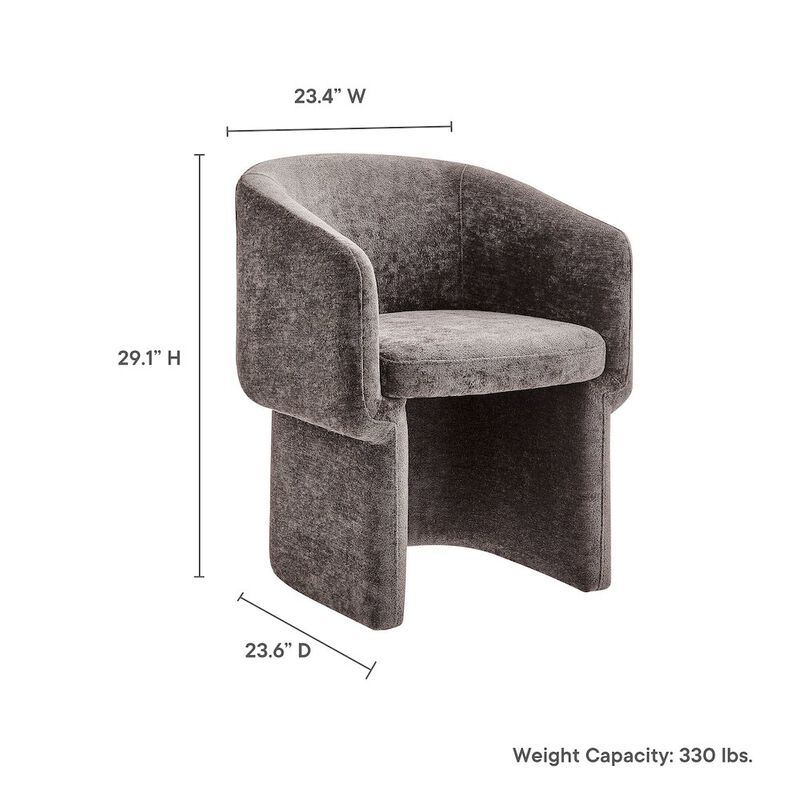 Verity Chenille Dining Armchair image number 2