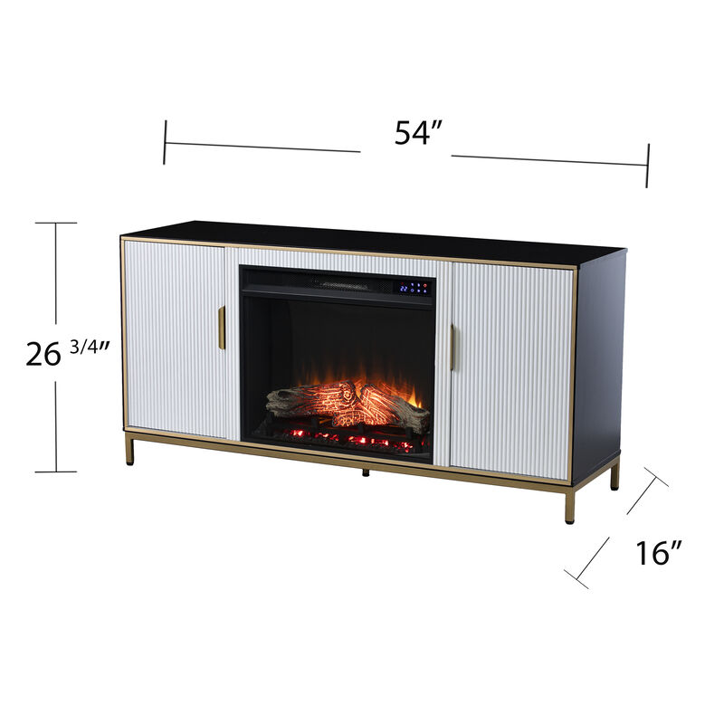Clif Touch Elecectric Fireplace Console