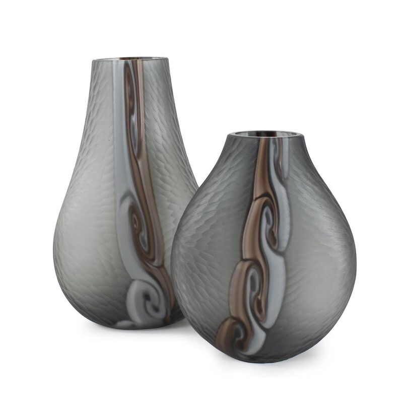 Howard Elliott Smooth Vibe Glass Vase- Tall image number 6