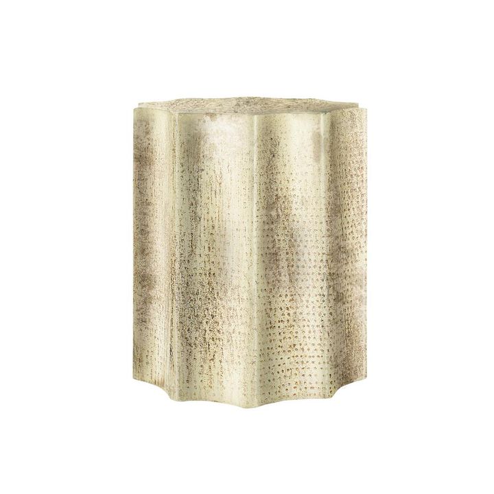 Accent Table, Drum, Side, End, Nightstand, Lamp, Living Room, Bedroom, Gold