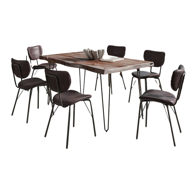 Jofran 60 Seven Piece Modern Dining Set
